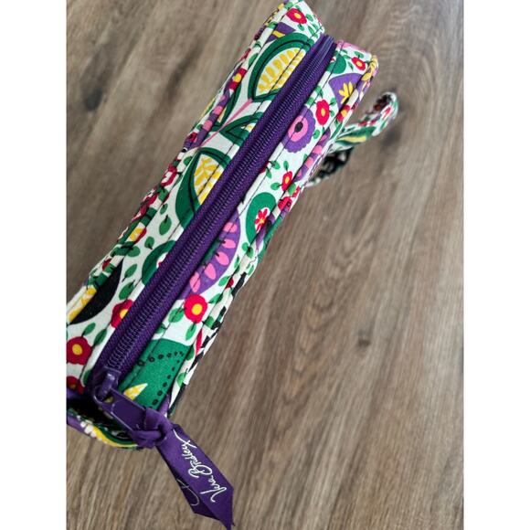 Vera Bradley Bag Viva La Vera Flower Tech Organizer Storage Carry Case - Picture 6 of 8